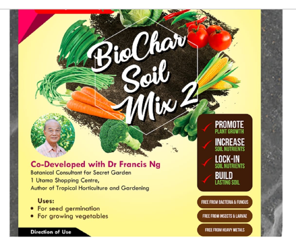 SERBAJADI BIOCHARSOIL MIX 2 (2.5KG)