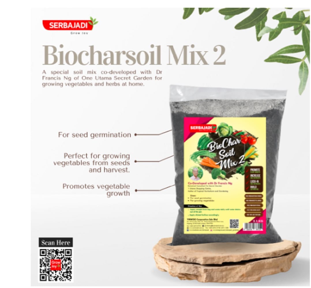 SERBAJADI BIOCHARSOIL MIX 2 (2.5KG)