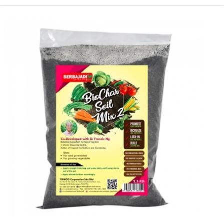 SERBAJADI BIOCHARSOIL MIX 2 (2.5KG)