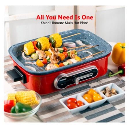 KHIND MULTI COOKER MC398R 4L WITH 4 ACCESSORIES