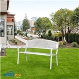 SPRING PATIO BENCH PEARLA WHITE MB1501