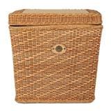 BASKET SQUARE+LID MONARCH 47CM NATURE BROWN