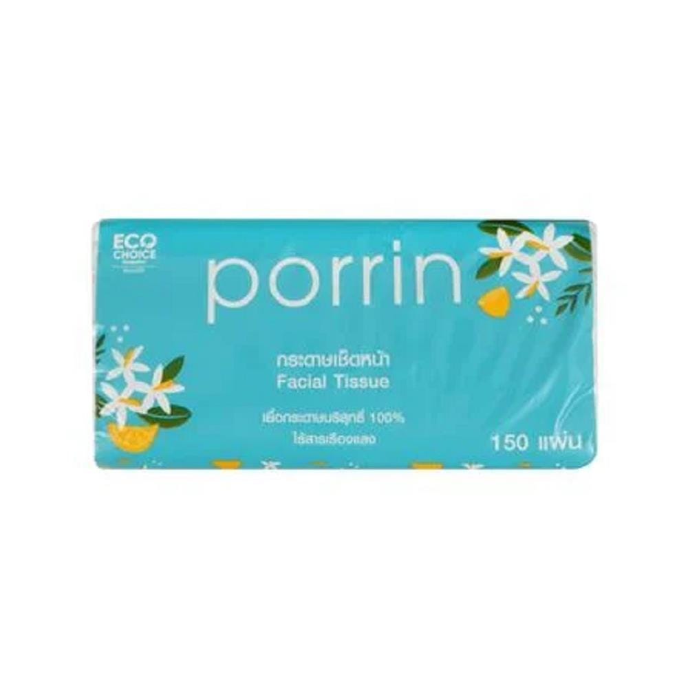 FACIAL TISSUE PORRIN SOFT PACK 4X150s