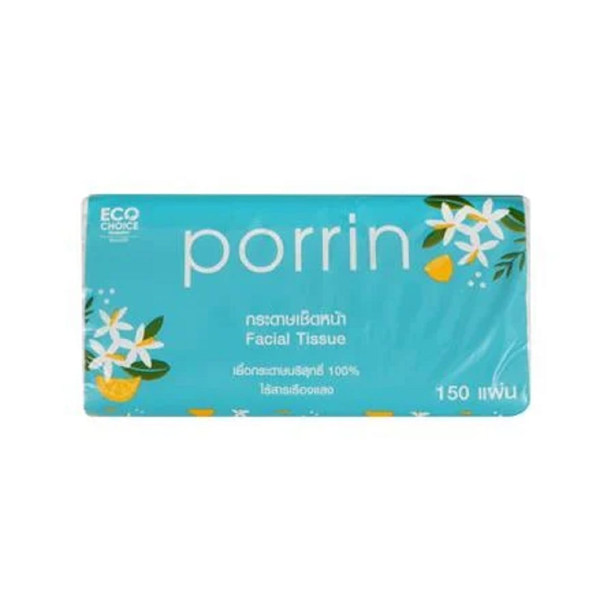 FACIAL TISSUE PORRIN SOFT PACK 4X150s