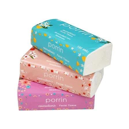 FACIAL TISSUE PORRIN SOFT PACK 4X150s
