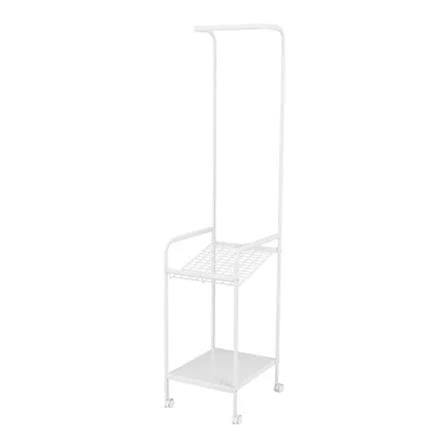 CLOTH RACK 2 SHELF+WHEEL 37CM COCO