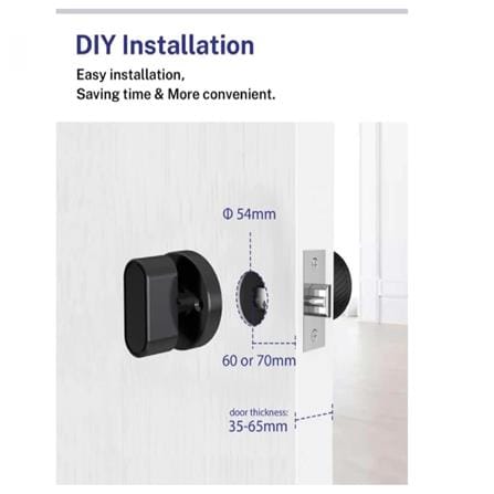 T-REX SMART DOOR LOCK TXK 88 BLACK