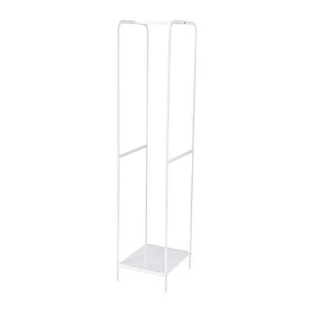 CLOTH RACK WITH 1 SHELF 37cm COCO WHITE