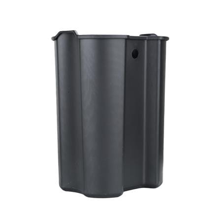 ROUND DUSTBIN ACCO MILD 5L GREY SOFT CLOSE