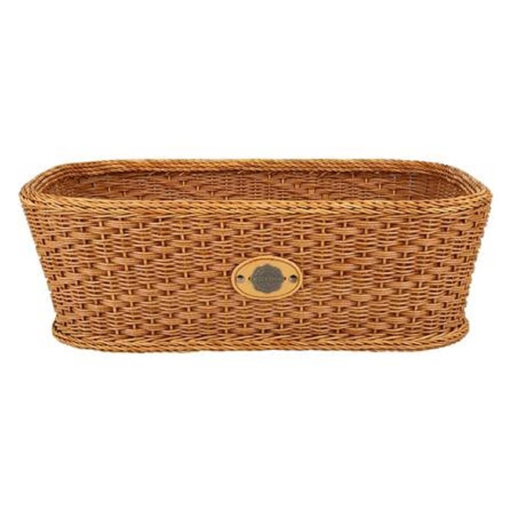 BASKET SQUARE MONARCH 54X28X18CM NATURE BROWN
