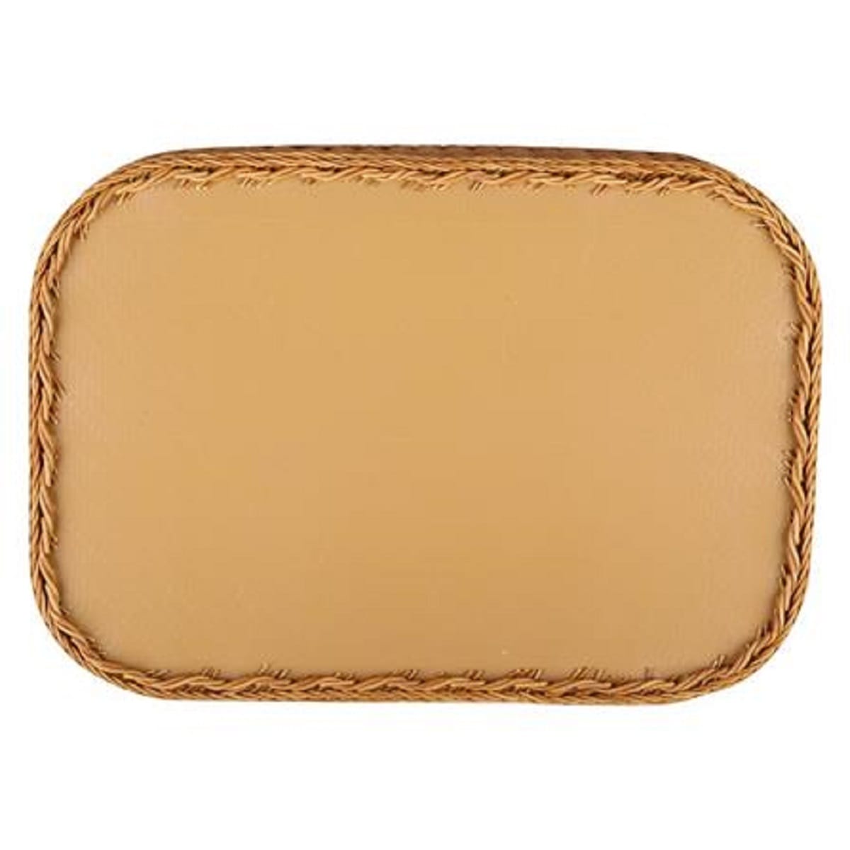 BASKET SQUARE MONARCH 54X28X18CM NATURE BROWN