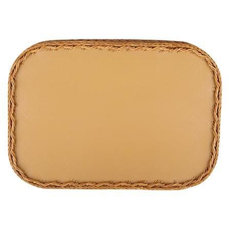 BASKET SQUARE MONARCH 54X28X18CM NATURE BROWN