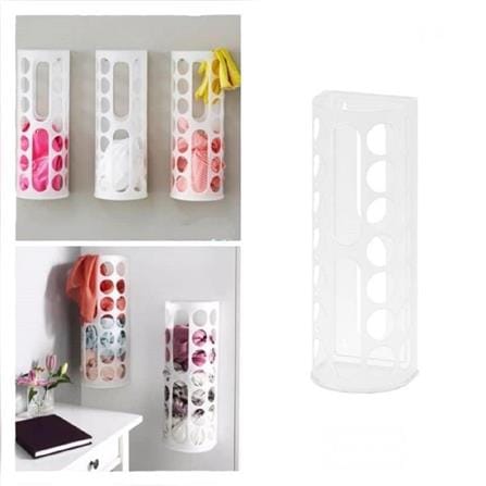 PLASTIC BAG HOLDER MICRONWARE PLASTIC BAG KEEPER  WHITE