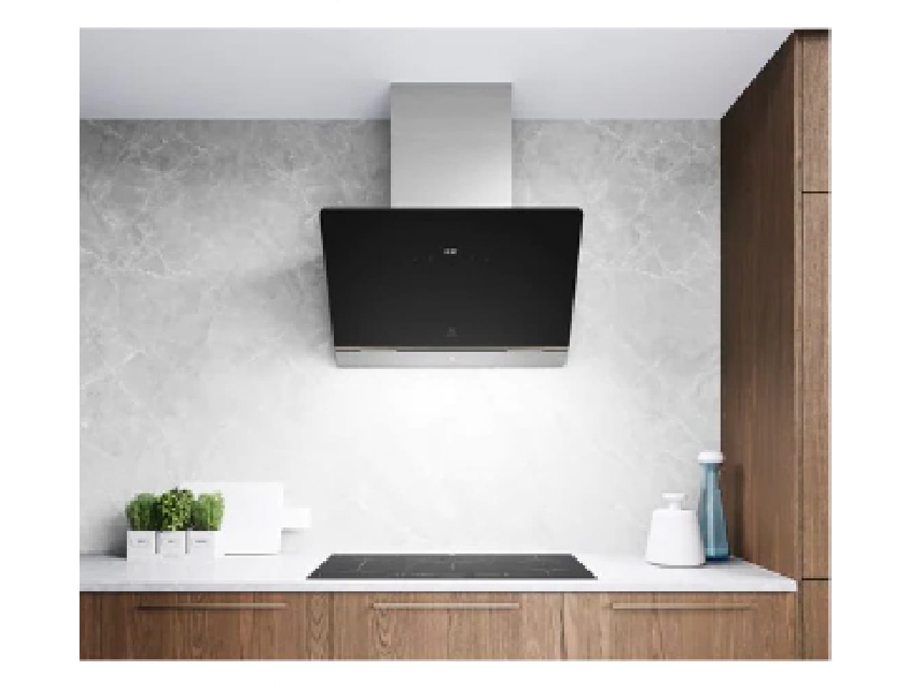 ELECTROLUX CHIMNEY HOOD ECS9979K 90CM 1700M3/H SLOPE EXTRACTOR HOOD