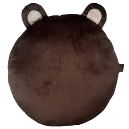 HLS FLOOR CUSHION BROWN 24X24 BROWN