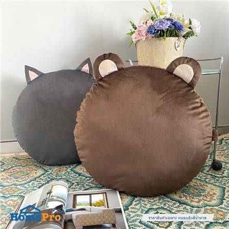 HLS FLOOR CUSHION BROWN 24X24 BROWN