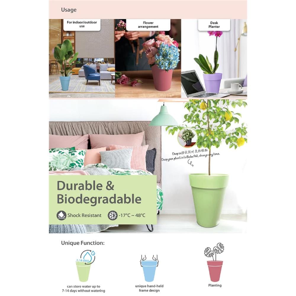 BABA BIO POT NB-150 POT MORANDI PURPLE