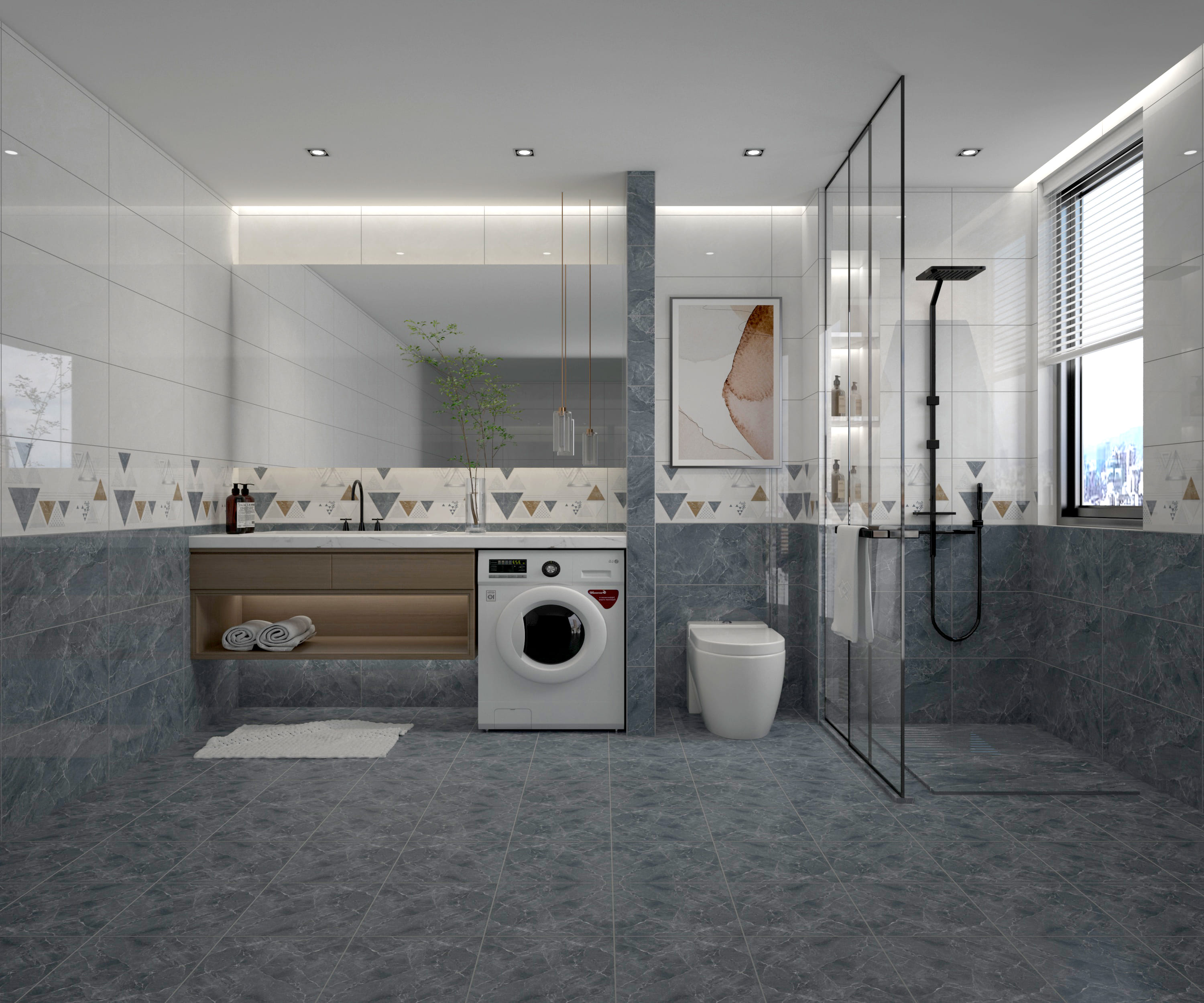 TARA WALLTILE 30X60CM LIGHT GREY GALAXY 1.44M2
