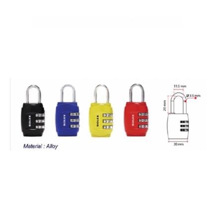 SOLEX  SOLEX LOCK C33YL  PADLOCK SINGLE