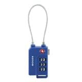 SOLEX  SOLEX LOCK TSA33W-BL  PADLOCK SINGLE