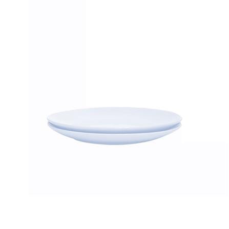 LITTLE HOMES STONEWARE DINNER PLATE 10.5 INCH - WHITE