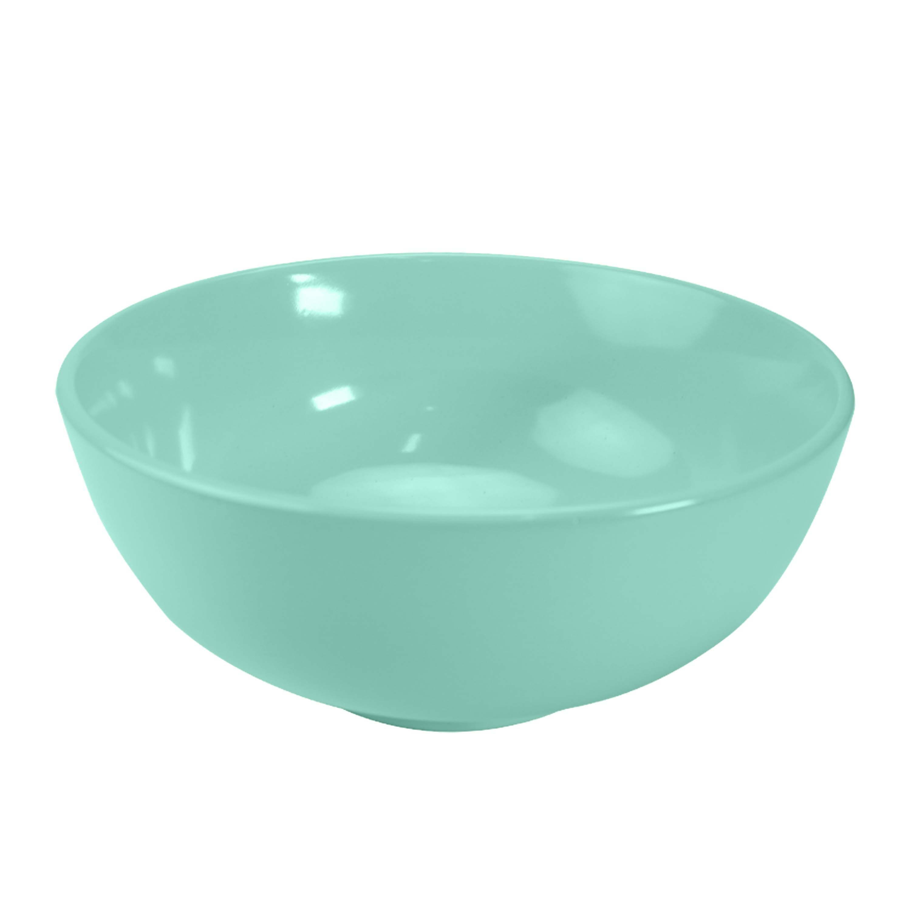 LITTLE HOMES STONEWARE BOWL 7 INCH - TURQUOISE
