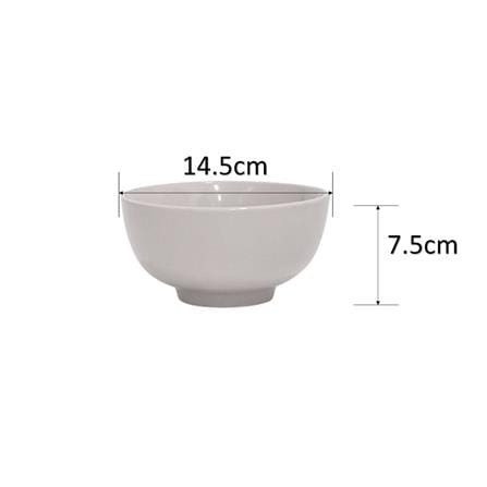 LITTLE HOMES STONEWARE BOWL 5.5 INCH - GREY