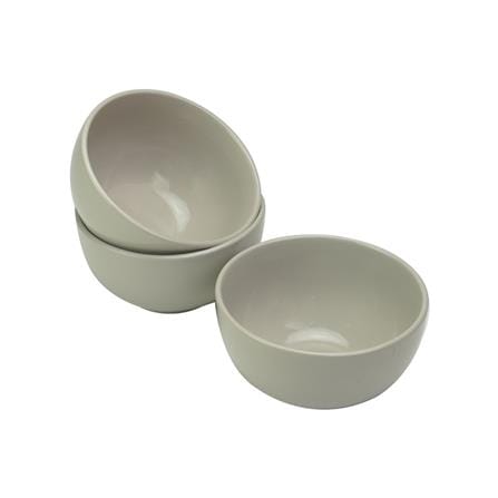 LITTLE HOMES STONEWARE BOWL 5.5 INCH - GREY