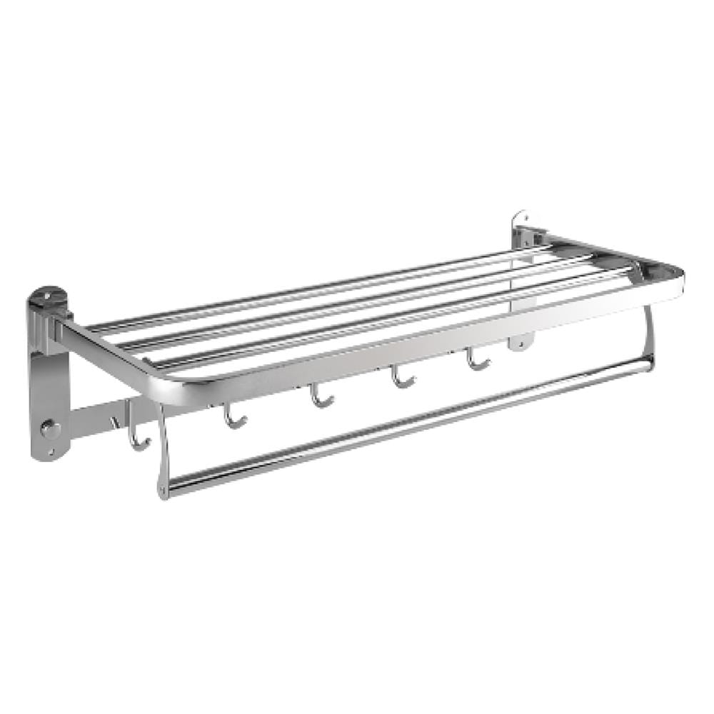 RASLAND TOWEL SHELF RA B41011 CHROME (H16XW58XD24.50 CM)