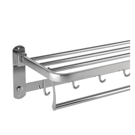 RASLAND TOWEL SHELF RA B41011 CHROME (H16XW58XD24.50 CM)