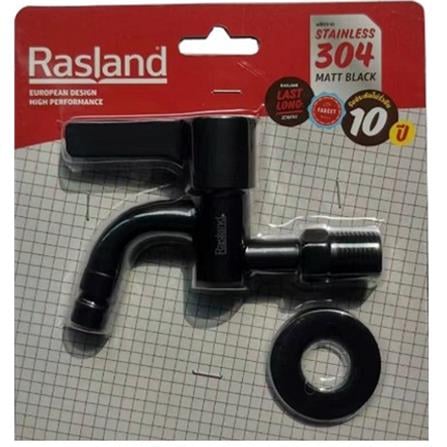 RASLAND WATER TAP RA BIB-BLACK STAINLESS STEEL