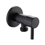 RASLAND STOP VALVE 1 WAY RA BLACK-VALVE STAINLESS STAIN