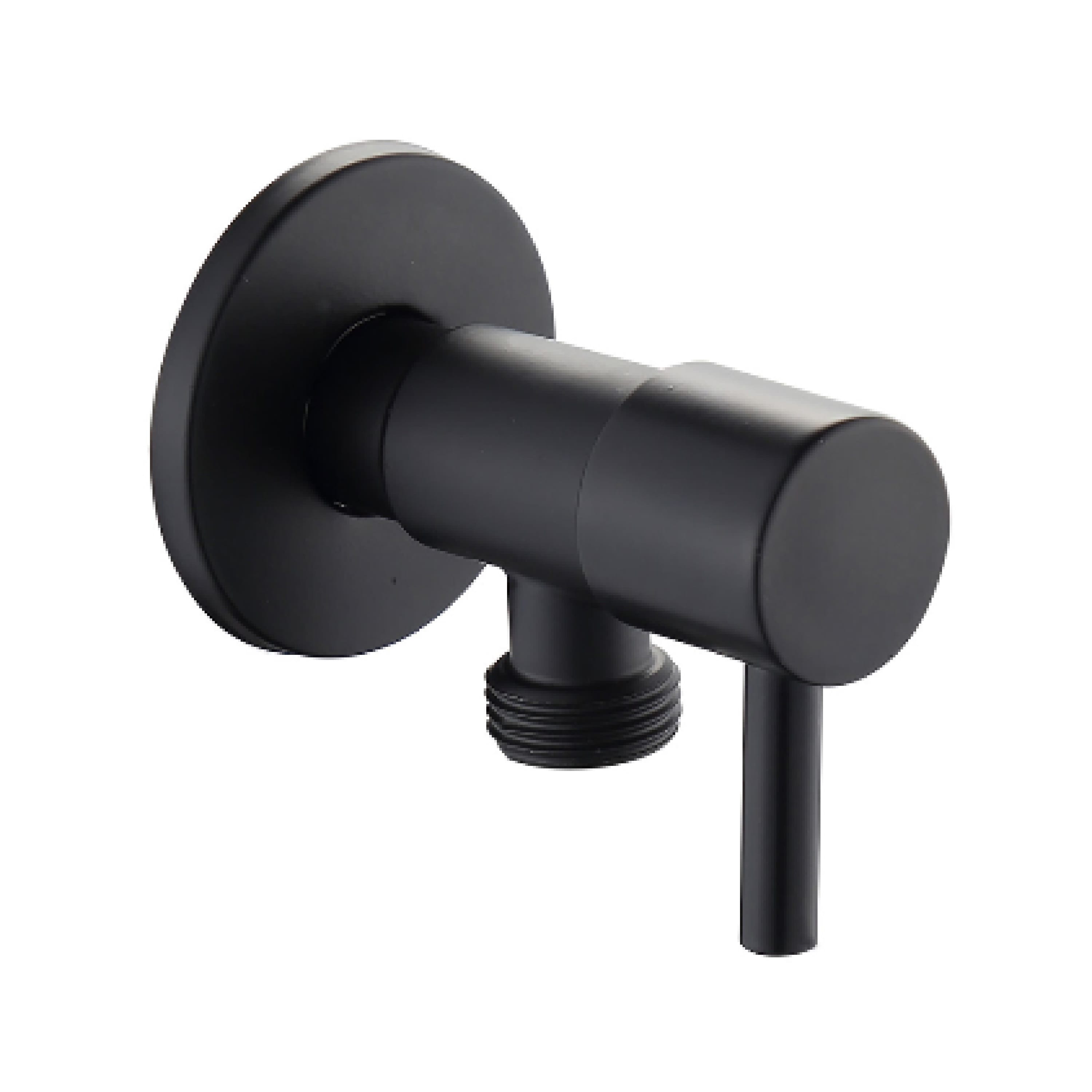 RASLAND STOP VALVE 1 WAY RA BLACK-VALVE STAINLESS STAIN