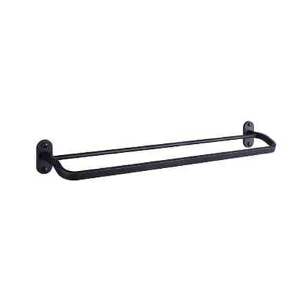 RASLAND TOWEL BAR RA BLACK 80CM STAINLESS STEEL