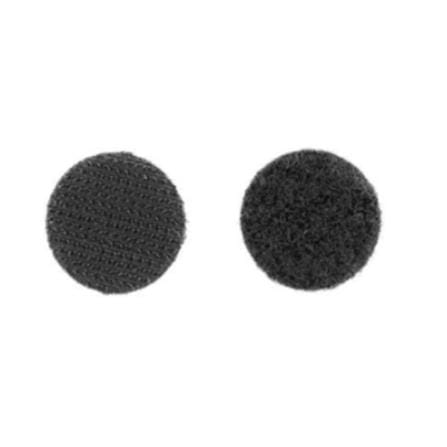 PACK IN  VELCRO HOOK AND LOOP ROUND 22MM BLACK