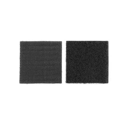 PACK IN SQUARE HOOP & LOOP VELCRO TAPE 47MM BLACK