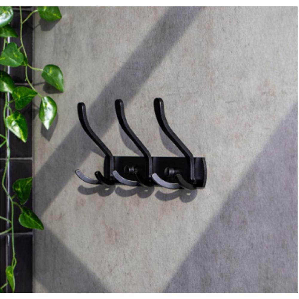 RASLAND HOOK 3 RA 1234-BLACK ALUMINIUM (H10.50XW24.50XD5.80 CM)