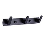 RASLAND 3 HOOK RA 5678-BLACK ALUMINIUM (H4.50XW24.50XD6 CM)