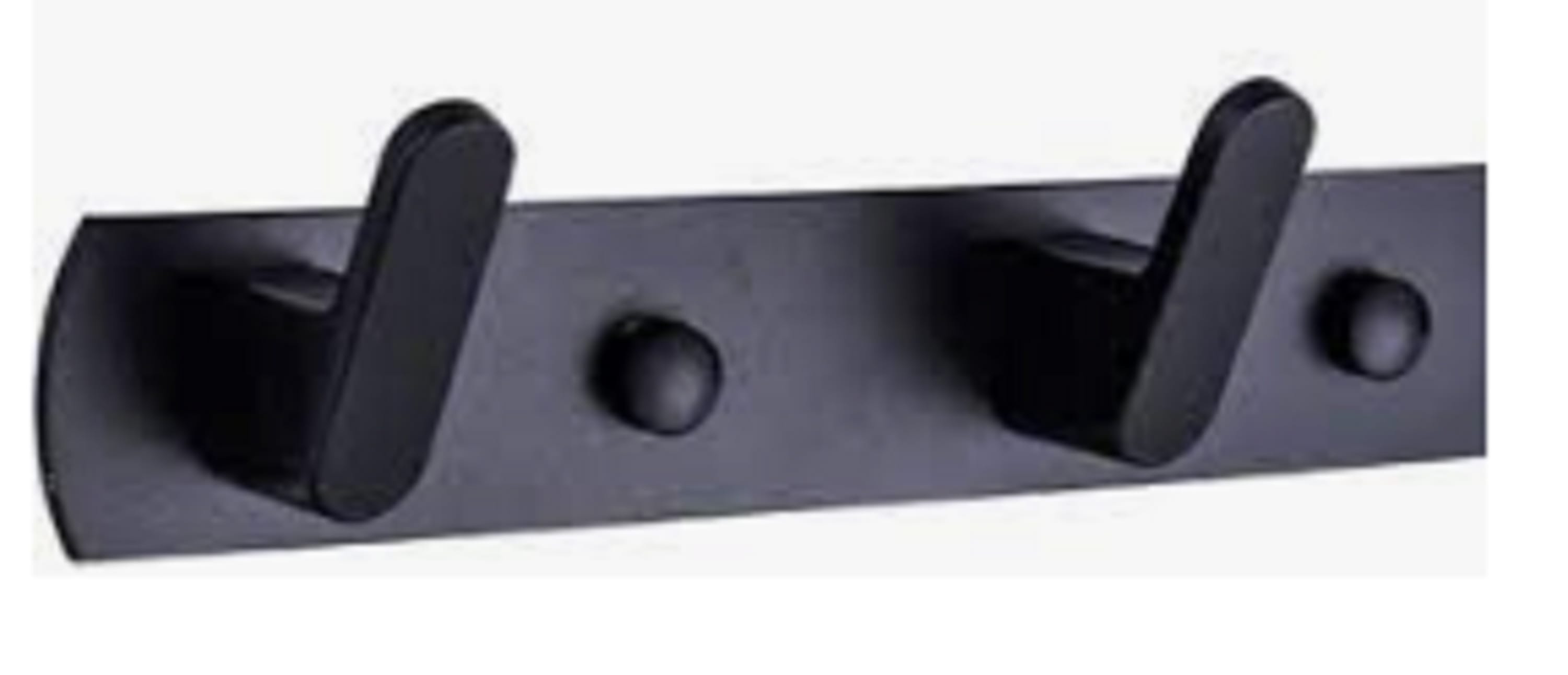 RASLAND 3 HOOK RA 5678-BLACK ALUMINIUM (H4.50XW24.50XD6 CM)