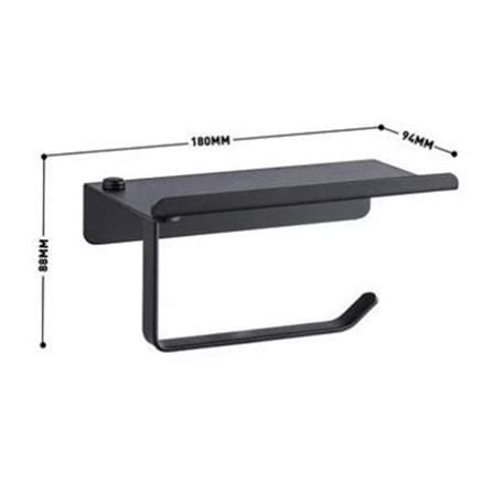 RASLAND TISSUE HOLDER RA TOILET-BLACK STAINLESS STEEL 304