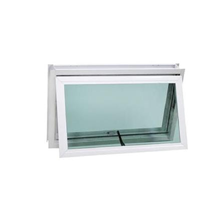 WA ALUMINIUM CASEMENT WINDOW F10 80X50CM WH