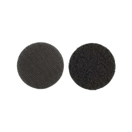 PACK IN ROUND VELCRO TAPE 47MM BLACK 4PCS EACH