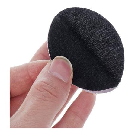 PACK IN ROUND VELCRO TAPE 47MM BLACK 4PCS EACH