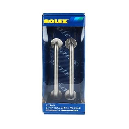 SOLEX PULL HANDLE SET HC215 8-INCH STAINLESS STEEL