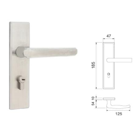 SOLEX MORTISE LOCK SET 4550 QHM02 TE60SS