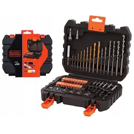 BLACK & DECKER SCREWDRIVER & DRILL BIT SET 50EA/SET A7188-XJ