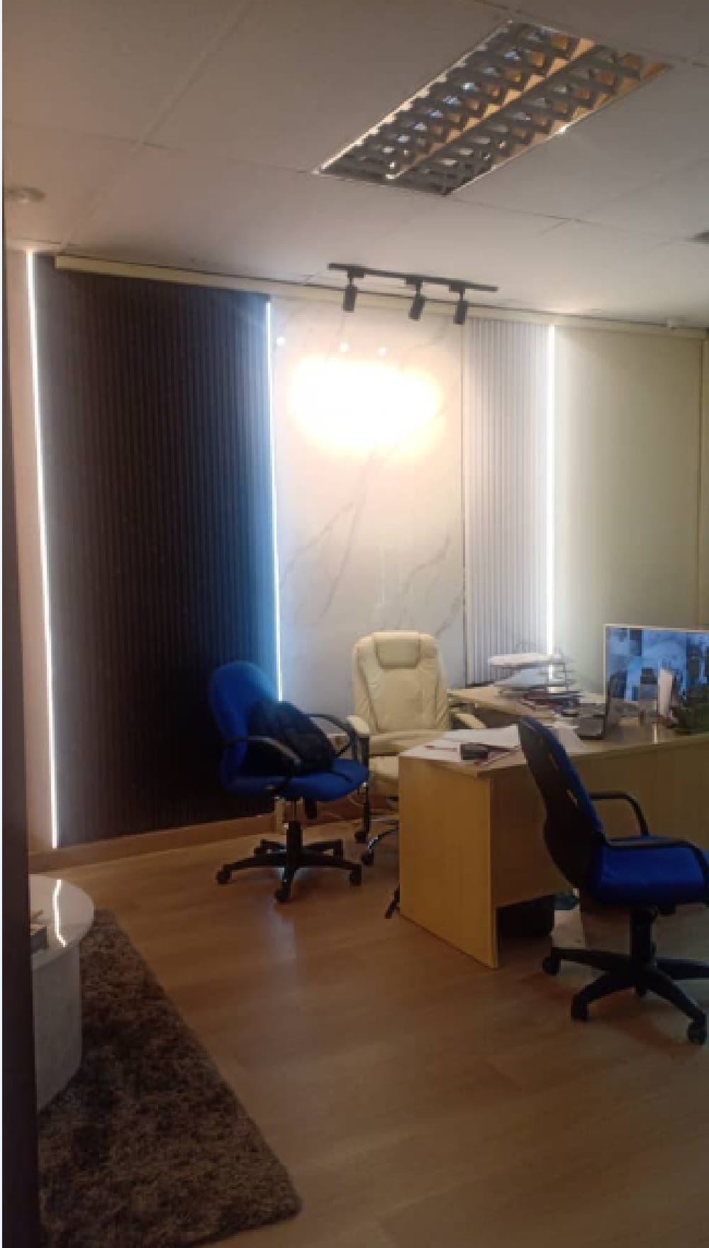 GEOMETRA LED ACCESSORIES FOR WALL PANEL 300X2CM LED-160 SILVER