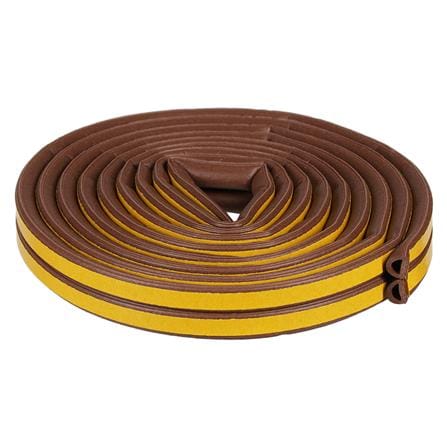 DEXZON DOOR AND WINDOW SEAL 6X9MM 5M BROWN