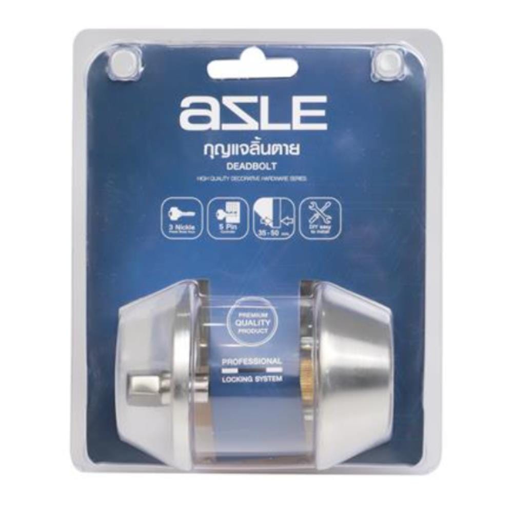 AZLE SINGLE DEADBOLT STAINLESS STEEL D101