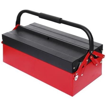 PROFESSIONAL TOOL BOX MATALL 3-COMPARTMENT BLACK/RED